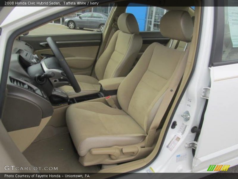 Taffeta White / Ivory 2008 Honda Civic Hybrid Sedan