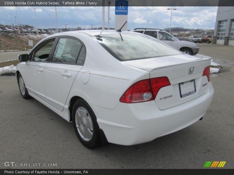 Taffeta White / Ivory 2008 Honda Civic Hybrid Sedan