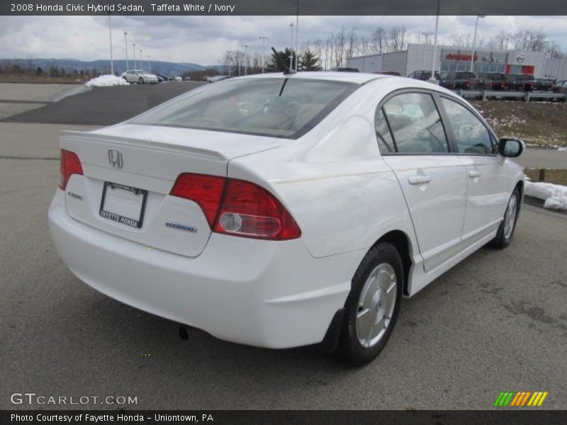 Taffeta White / Ivory 2008 Honda Civic Hybrid Sedan