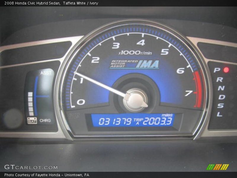 Taffeta White / Ivory 2008 Honda Civic Hybrid Sedan