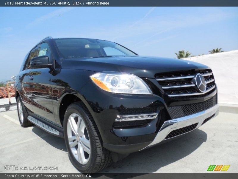 Black / Almond Beige 2013 Mercedes-Benz ML 350 4Matic
