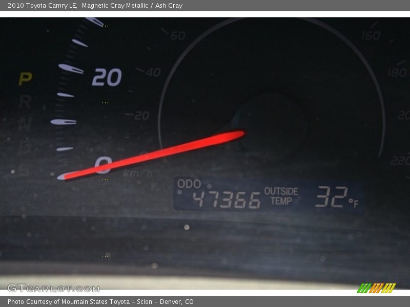 Magnetic Gray Metallic / Ash Gray 2010 Toyota Camry LE