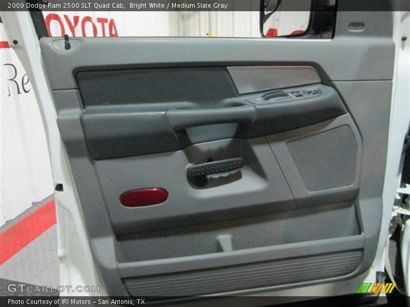 Bright White / Medium Slate Gray 2009 Dodge Ram 2500 SLT Quad Cab