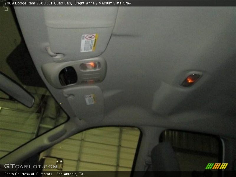 Bright White / Medium Slate Gray 2009 Dodge Ram 2500 SLT Quad Cab