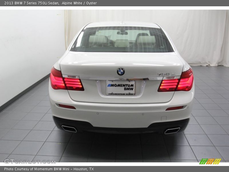 Alpine White / Oyster 2013 BMW 7 Series 750Li Sedan