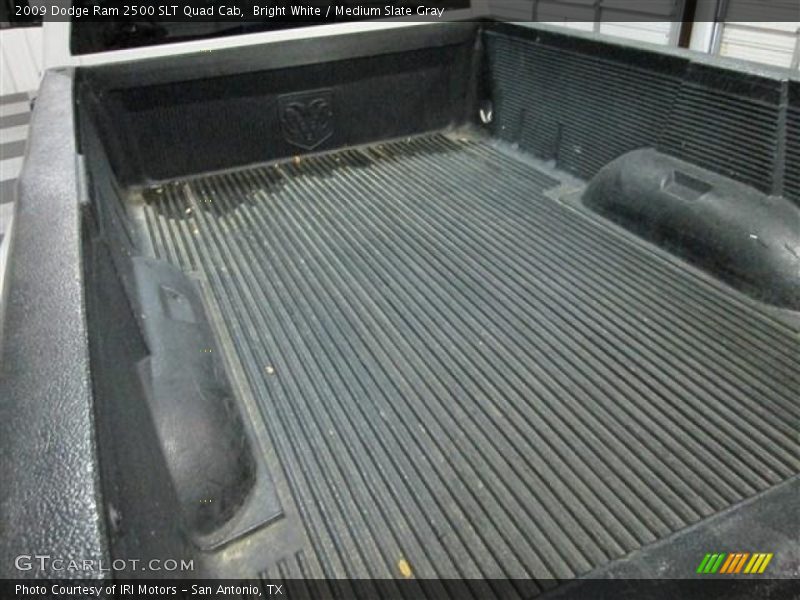 Bright White / Medium Slate Gray 2009 Dodge Ram 2500 SLT Quad Cab