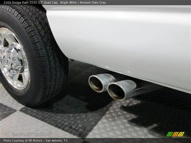 Bright White / Medium Slate Gray 2009 Dodge Ram 2500 SLT Quad Cab