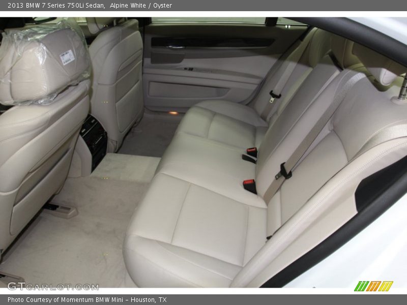 Rear Seat of 2013 7 Series 750Li Sedan