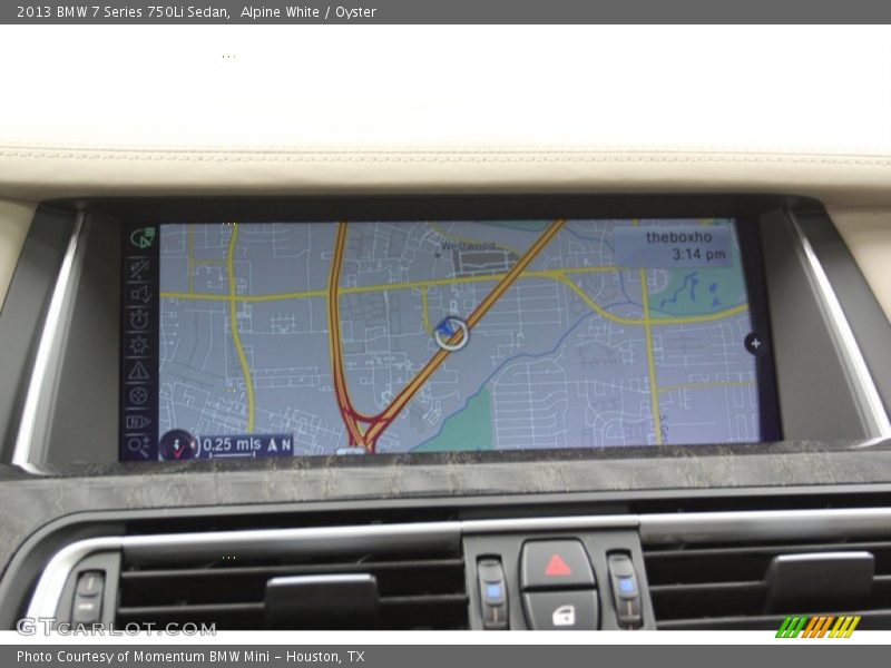 Navigation of 2013 7 Series 750Li Sedan