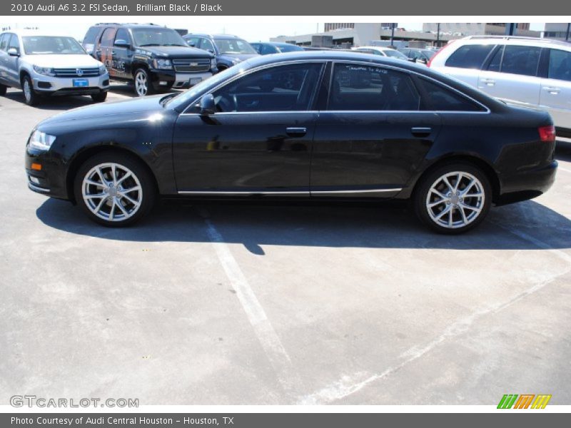 Brilliant Black / Black 2010 Audi A6 3.2 FSI Sedan