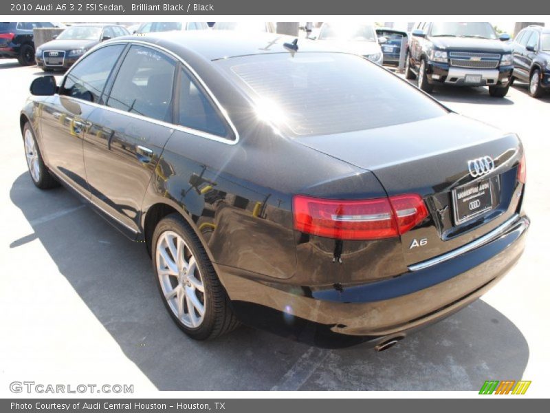 Brilliant Black / Black 2010 Audi A6 3.2 FSI Sedan