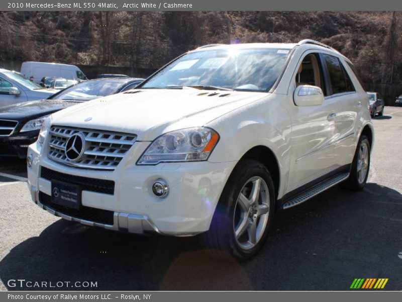 Arctic White / Cashmere 2010 Mercedes-Benz ML 550 4Matic