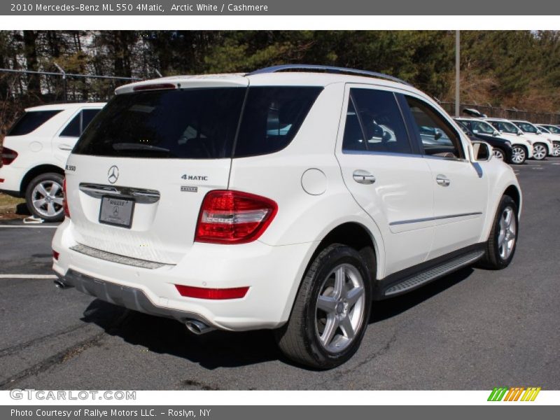 Arctic White / Cashmere 2010 Mercedes-Benz ML 550 4Matic