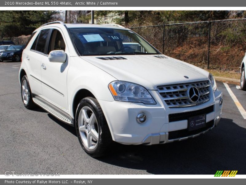 Arctic White / Cashmere 2010 Mercedes-Benz ML 550 4Matic