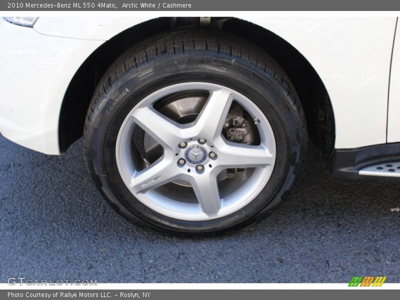 Arctic White / Cashmere 2010 Mercedes-Benz ML 550 4Matic