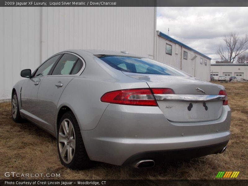 Liquid Silver Metallic / Dove/Charcoal 2009 Jaguar XF Luxury