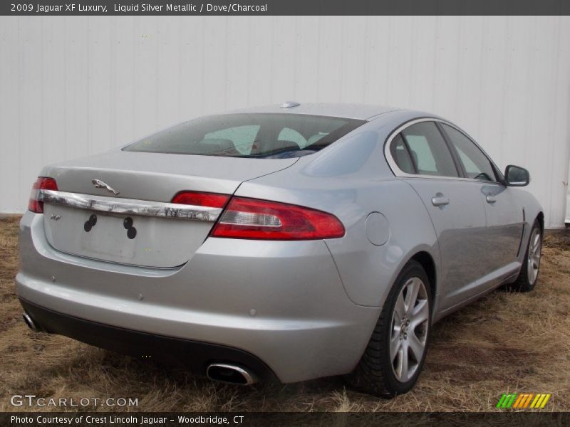 Liquid Silver Metallic / Dove/Charcoal 2009 Jaguar XF Luxury