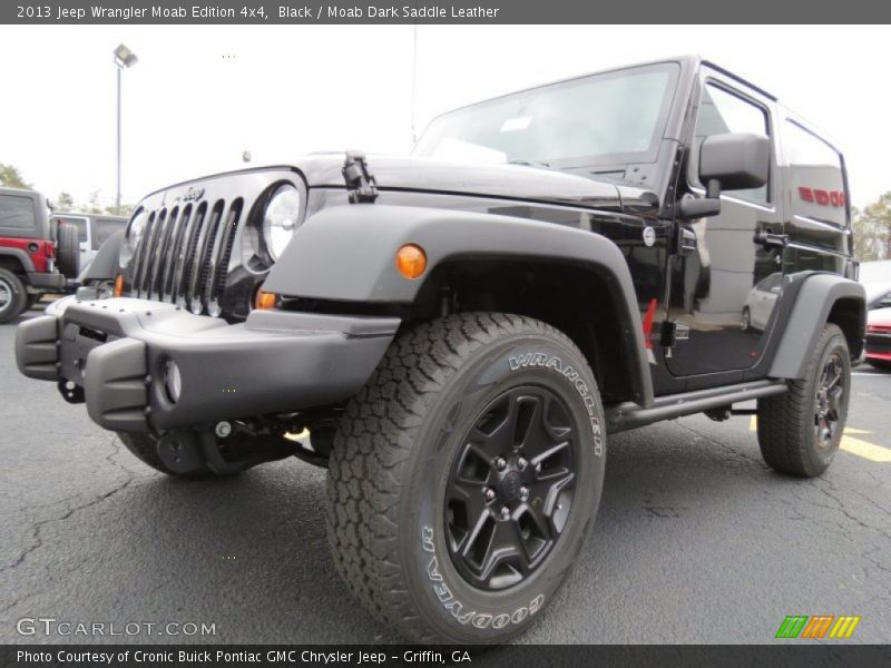 Black / Moab Dark Saddle Leather 2013 Jeep Wrangler Moab Edition 4x4