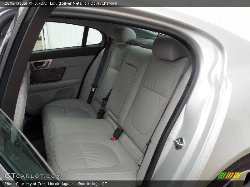 Liquid Silver Metallic / Dove/Charcoal 2009 Jaguar XF Luxury