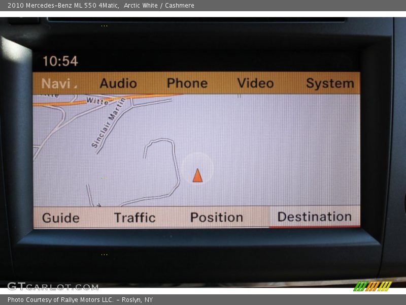 Arctic White / Cashmere 2010 Mercedes-Benz ML 550 4Matic