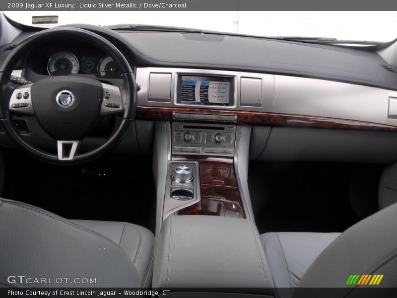 Liquid Silver Metallic / Dove/Charcoal 2009 Jaguar XF Luxury