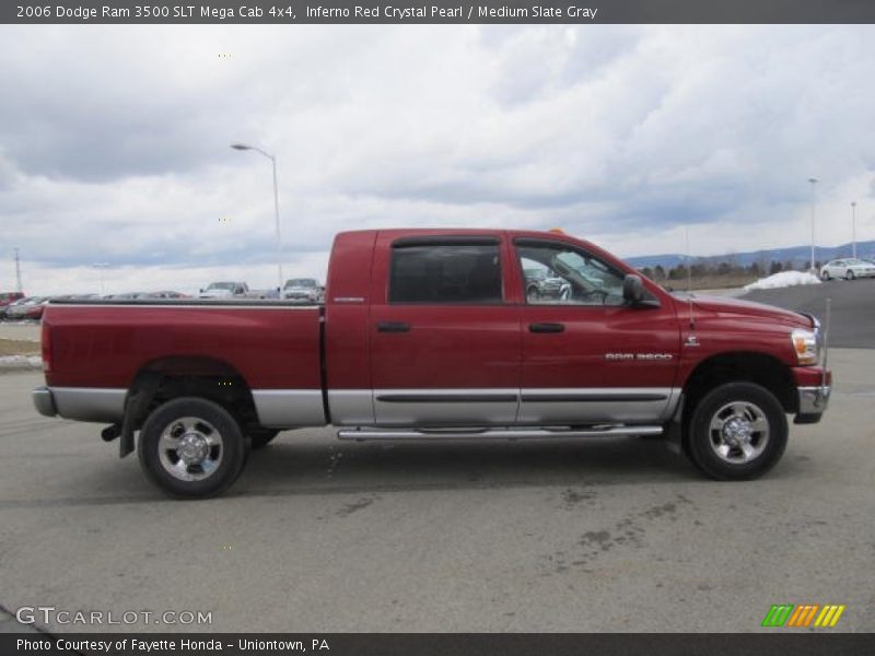 Inferno Red Crystal Pearl / Medium Slate Gray 2006 Dodge Ram 3500 SLT Mega Cab 4x4