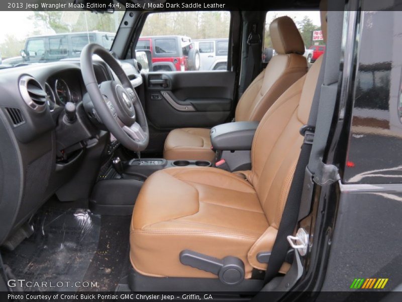 Black / Moab Dark Saddle Leather 2013 Jeep Wrangler Moab Edition 4x4