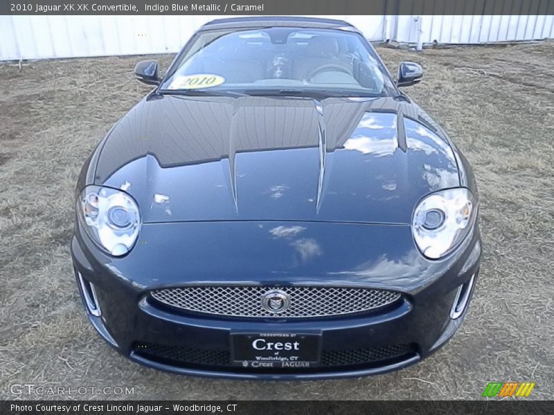 Indigo Blue Metallic / Caramel 2010 Jaguar XK XK Convertible