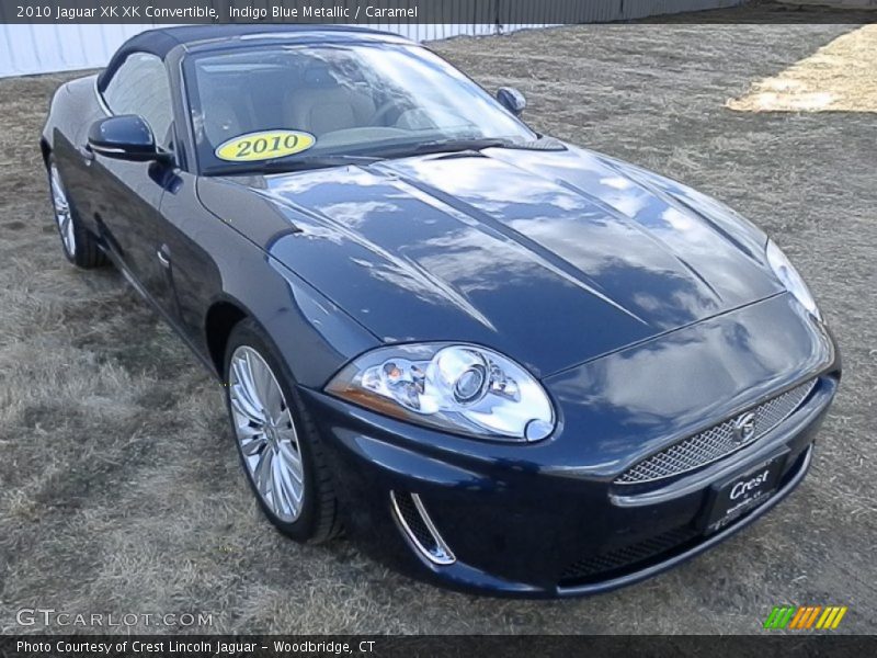 Indigo Blue Metallic / Caramel 2010 Jaguar XK XK Convertible