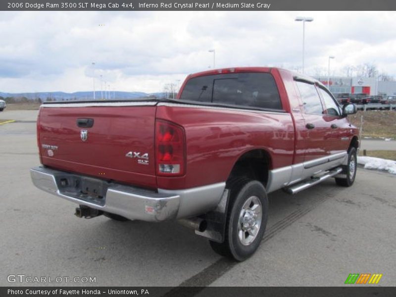 Inferno Red Crystal Pearl / Medium Slate Gray 2006 Dodge Ram 3500 SLT Mega Cab 4x4