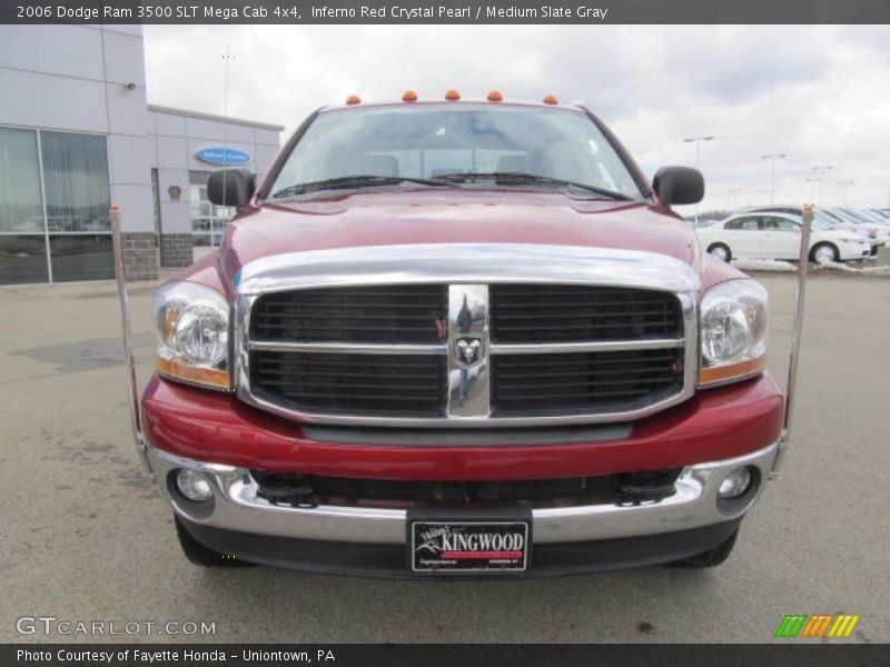 Inferno Red Crystal Pearl / Medium Slate Gray 2006 Dodge Ram 3500 SLT Mega Cab 4x4