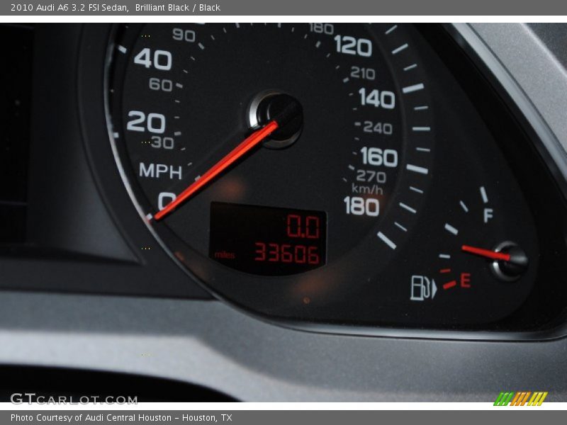 Brilliant Black / Black 2010 Audi A6 3.2 FSI Sedan