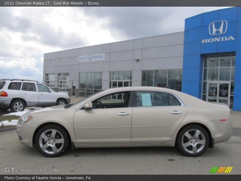 Gold Mist Metallic / Ebony 2012 Chevrolet Malibu LT