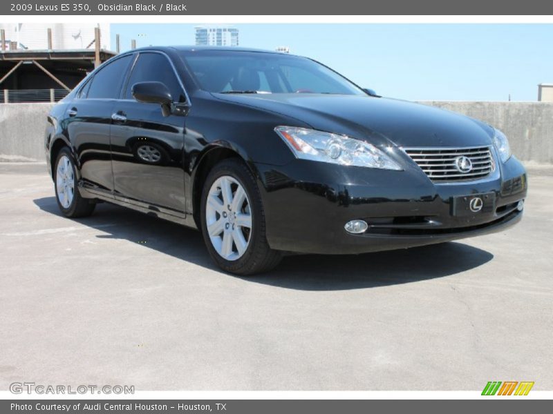 Obsidian Black / Black 2009 Lexus ES 350