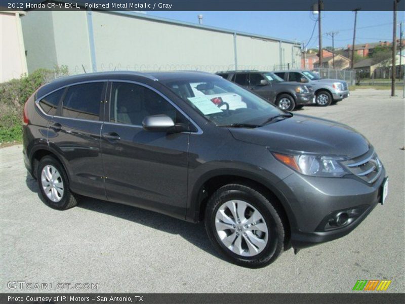 Polished Metal Metallic / Gray 2012 Honda CR-V EX-L