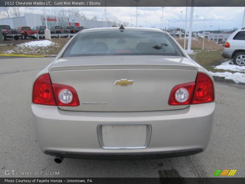 Gold Mist Metallic / Ebony 2012 Chevrolet Malibu LT