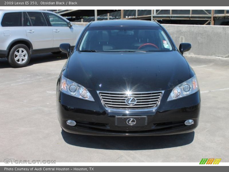 Obsidian Black / Black 2009 Lexus ES 350