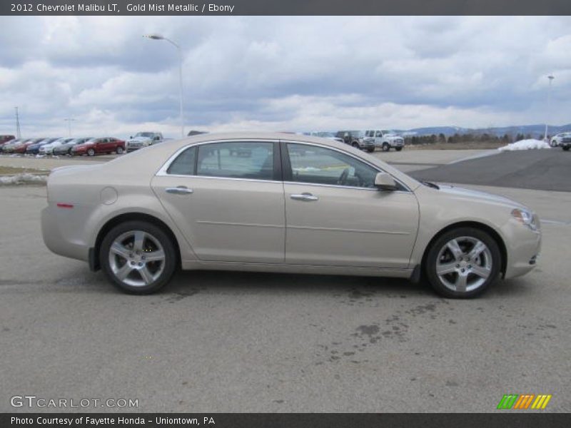 Gold Mist Metallic / Ebony 2012 Chevrolet Malibu LT
