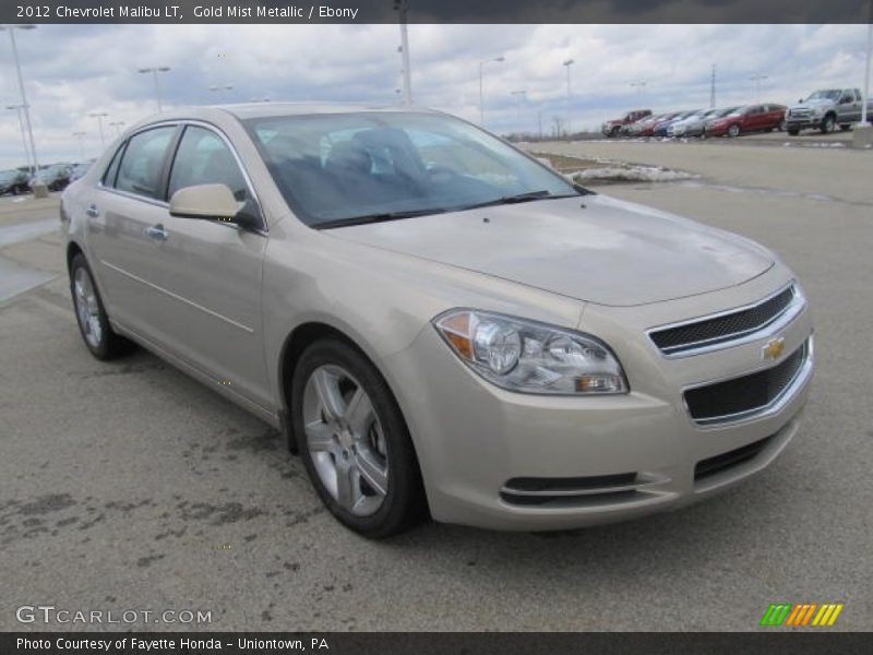 Gold Mist Metallic / Ebony 2012 Chevrolet Malibu LT