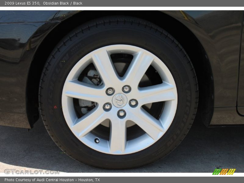 Obsidian Black / Black 2009 Lexus ES 350