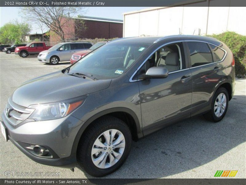 Polished Metal Metallic / Gray 2012 Honda CR-V EX-L