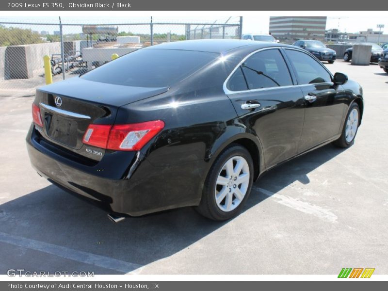 Obsidian Black / Black 2009 Lexus ES 350