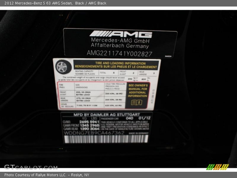 040 - 2012 Mercedes-Benz S 63 AMG Sedan