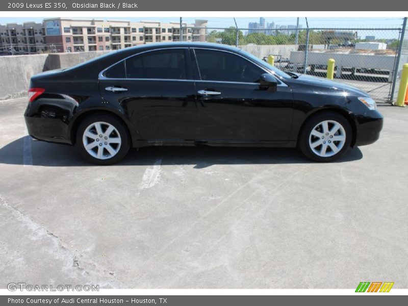 Obsidian Black / Black 2009 Lexus ES 350
