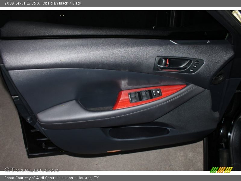Obsidian Black / Black 2009 Lexus ES 350