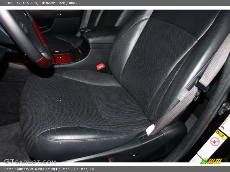 Obsidian Black / Black 2009 Lexus ES 350