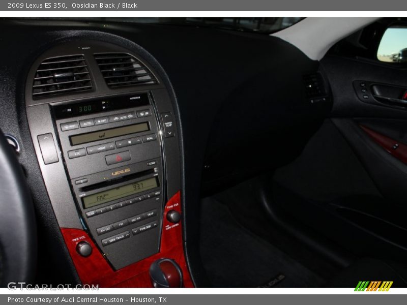 Obsidian Black / Black 2009 Lexus ES 350