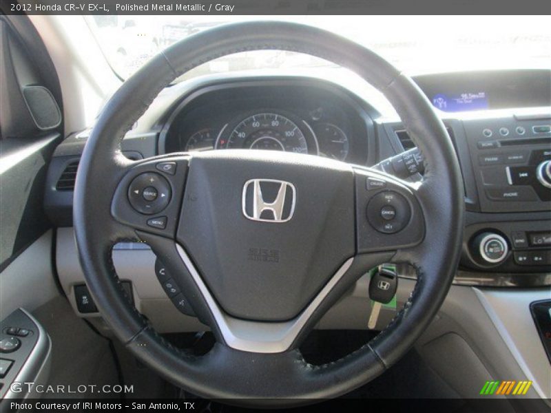 Polished Metal Metallic / Gray 2012 Honda CR-V EX-L