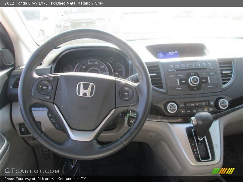 Polished Metal Metallic / Gray 2012 Honda CR-V EX-L
