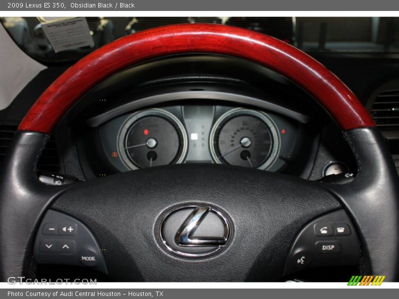 Obsidian Black / Black 2009 Lexus ES 350